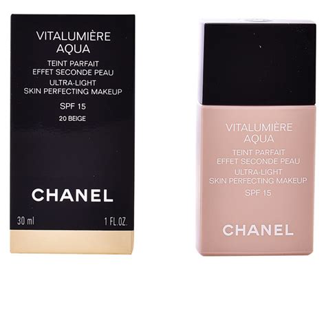 aqualumiere chanel|Chanel vitalumiere aqua 20 beige.